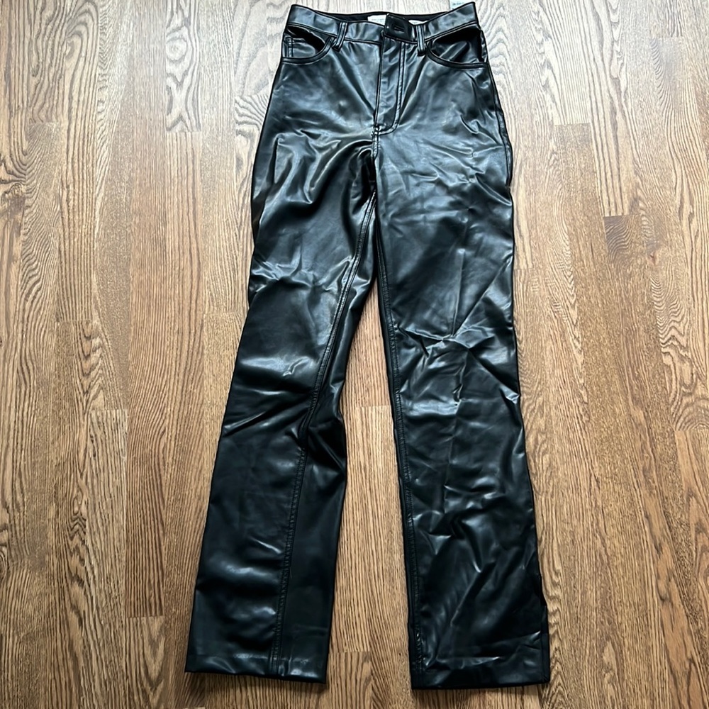 Abercrombie and Fitch Leather pants